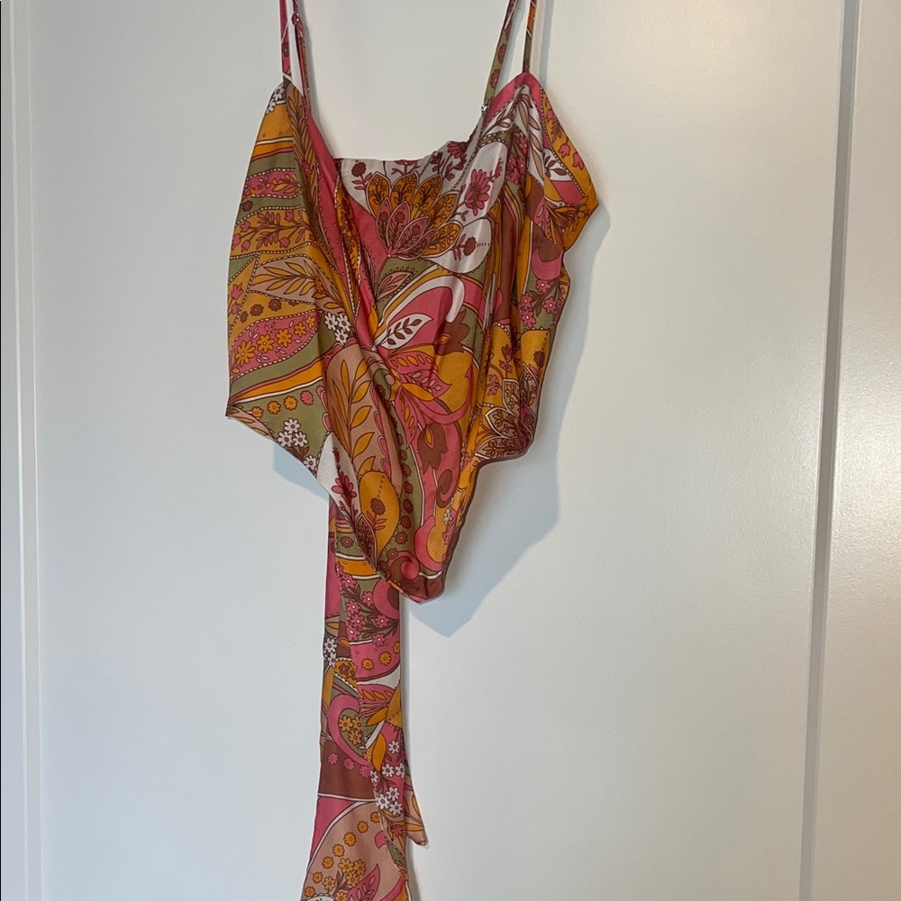 Gianni Bini Multicolor Paisley Top